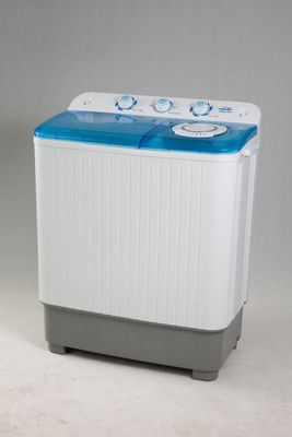 China Blaue Plastikzwillings-Wannen-Waschmaschine der abdeckungs-natürlichen Größe mit PC-Last des Drehbeschleunigungs-Trockner-214 fournisseur