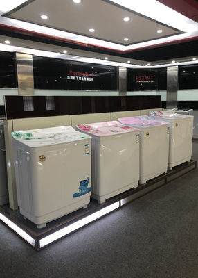 China Große Kapazitäts-weißer Doppelwannen-halb Waschautomat aller Eco in einem Soem fournisseur