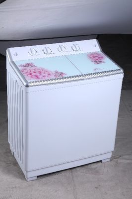China Leichte stapelbare Wannen-Waschmaschine des große Kapazitäts-Weiß-2 mit Form-Griffen 830*535*970 fournisseur