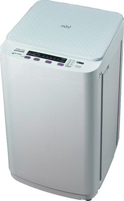 China Minispitzenlasts-Waschmaschine mit rostfreie Wannen-Glasdeckel-rosa und weißer Farbe fournisseur